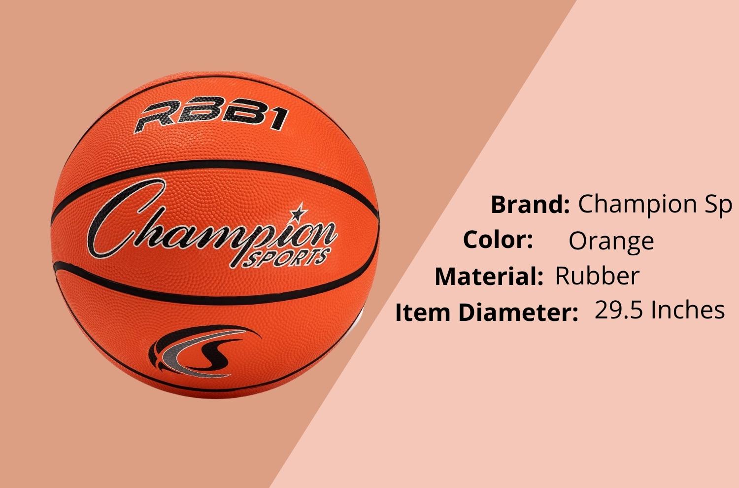 champion sport outdoor basketball